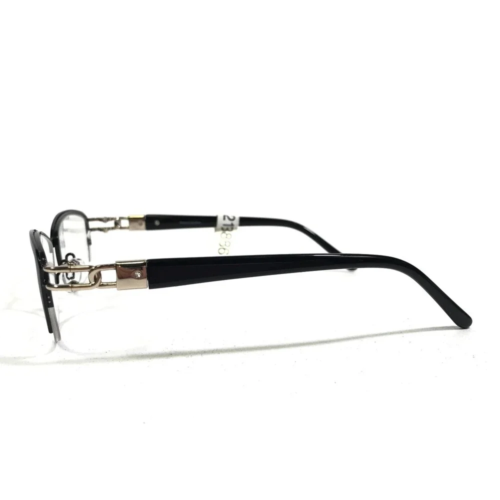 Roberto Steffani RS 159 COL 90 Eyeglasses Frames Black Cat Eye 54-18-140